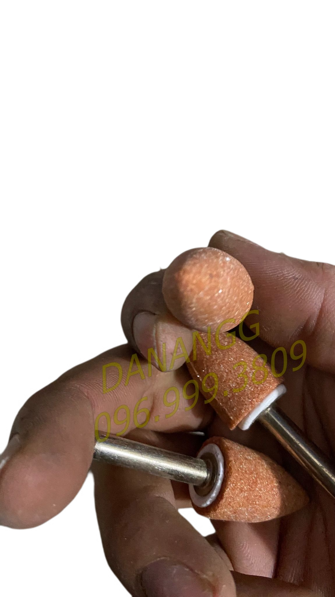 Đá mài đầu trụ nhọn dài trục 6mm