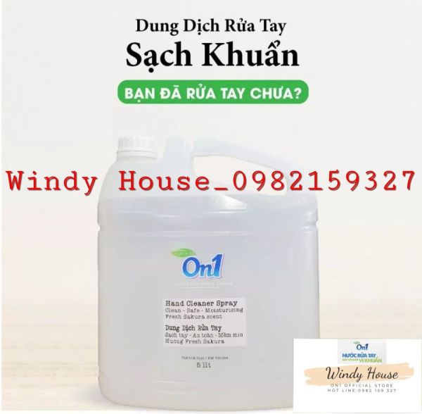 Combo 3 Can Dung Dịch Rửa Tay Khô On1 5L cao cấp