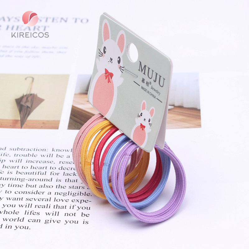 [HCM]Set 10 Dây Cột Tóc Cho Bé Nhiều Màu B266 - kireicos