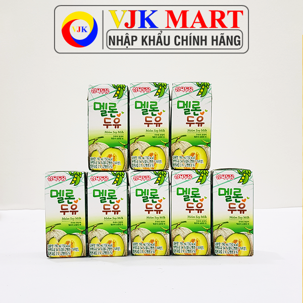 Sữa Đậu Nành Vị Dưa Hàn Quốc 190ml hộp thùng 16 hộp