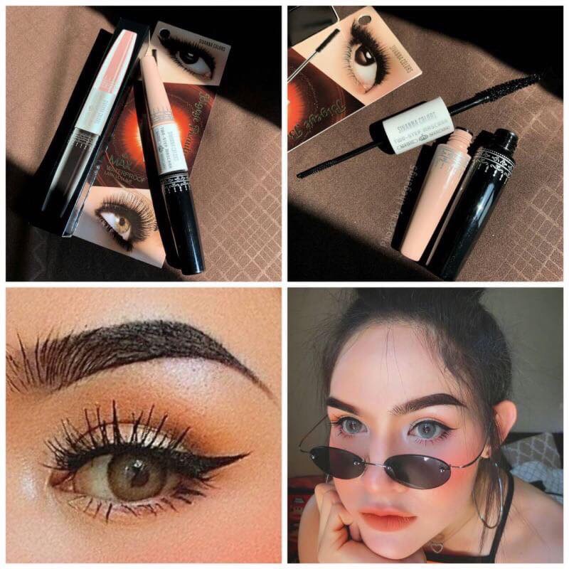 [HCM]Mascara chải MI Trên&Dưới Sivanna MAX 2 đầu HF891