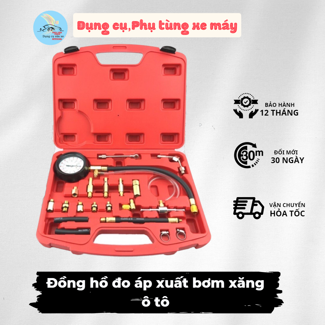 Bộ đồng hồ đo áp xuất bơm xăng ô tô