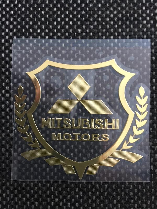 [HCM]Bộ 2 Logo Decal 3D dán xe ô tô (Mits)