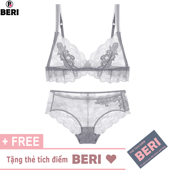Bộ đồ lót nữ bralette ren cao cấp BERI 043-045