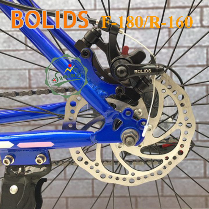 Brake Lever - Bolids Bb8 Mechanical Disc Brake Assembly Mounted on a Mountain Bike