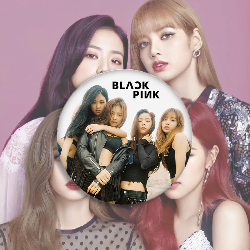 Huy hiệu BlackPink ghim cài áo balo túi hình Thần Tượng Kpop