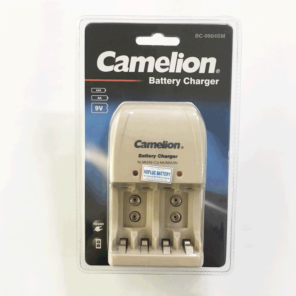 1 máy sạc pin aa, aaa, 9V Camelion BC0904S