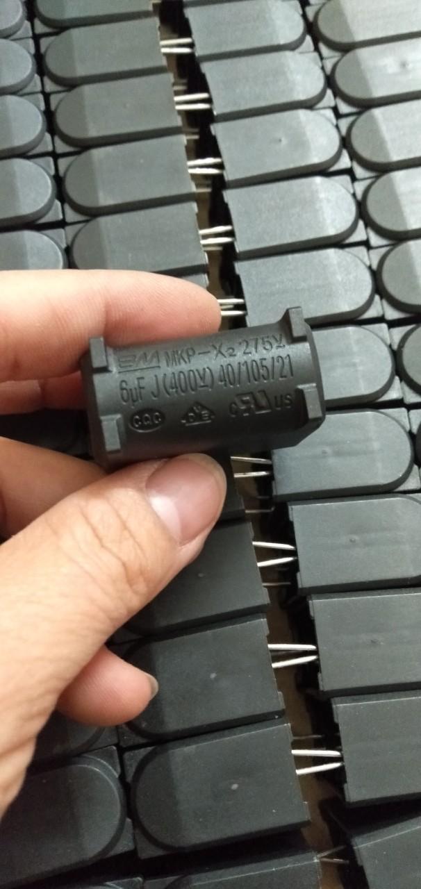 2 Tụ bếp từ 6uf 400v - Điện Tử Nhật Anh