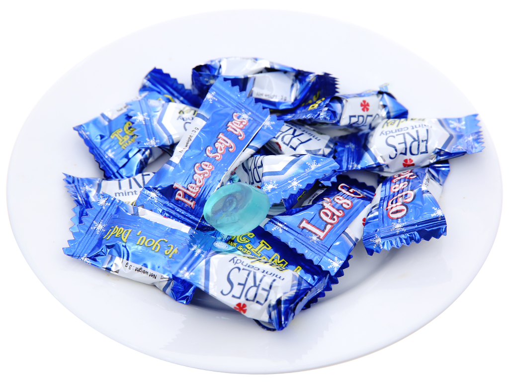 [HCM]Kẹo bạc hà lúa mạch Fres Barley gói 150g