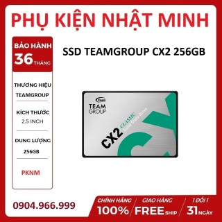 Siêu rẻ Ổ cứng SSD TEAMGROUP CX2 256GB 2.5Inch SATA III chính hãng thủy thumbnail
