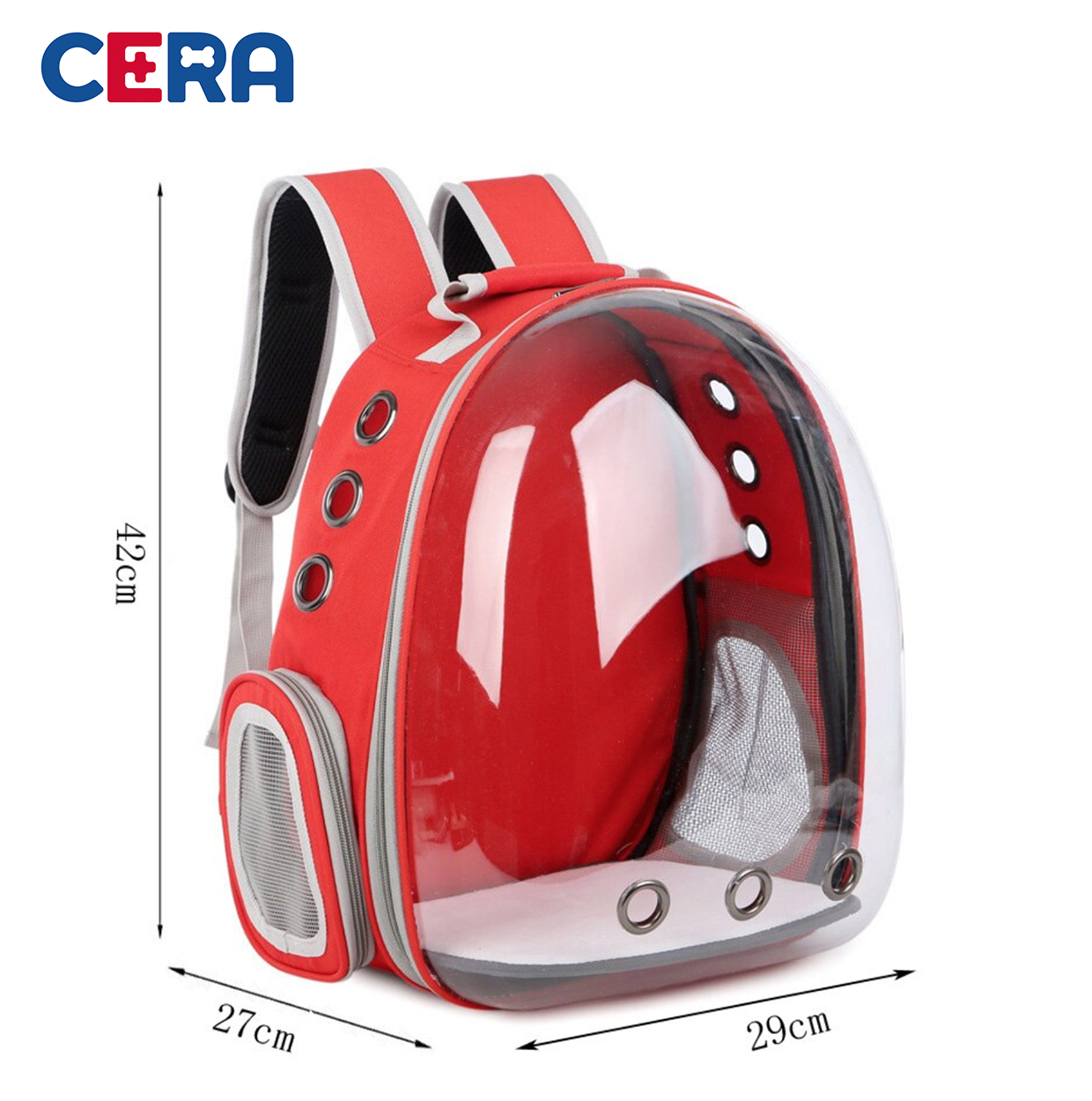 Balo Phi Hành Gia Trong Suốt Cho Chó Mèo - Balo 004