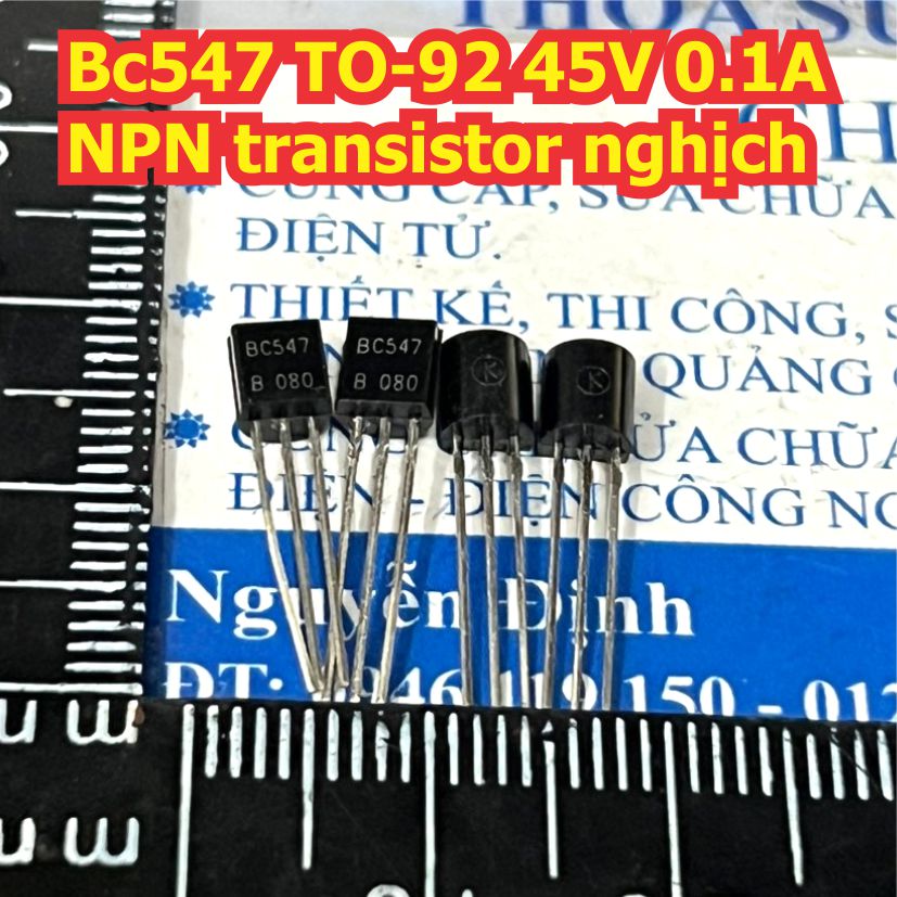 50 con bc547 547 to-92 45v 0.1a npn transistor nghịch kde0193