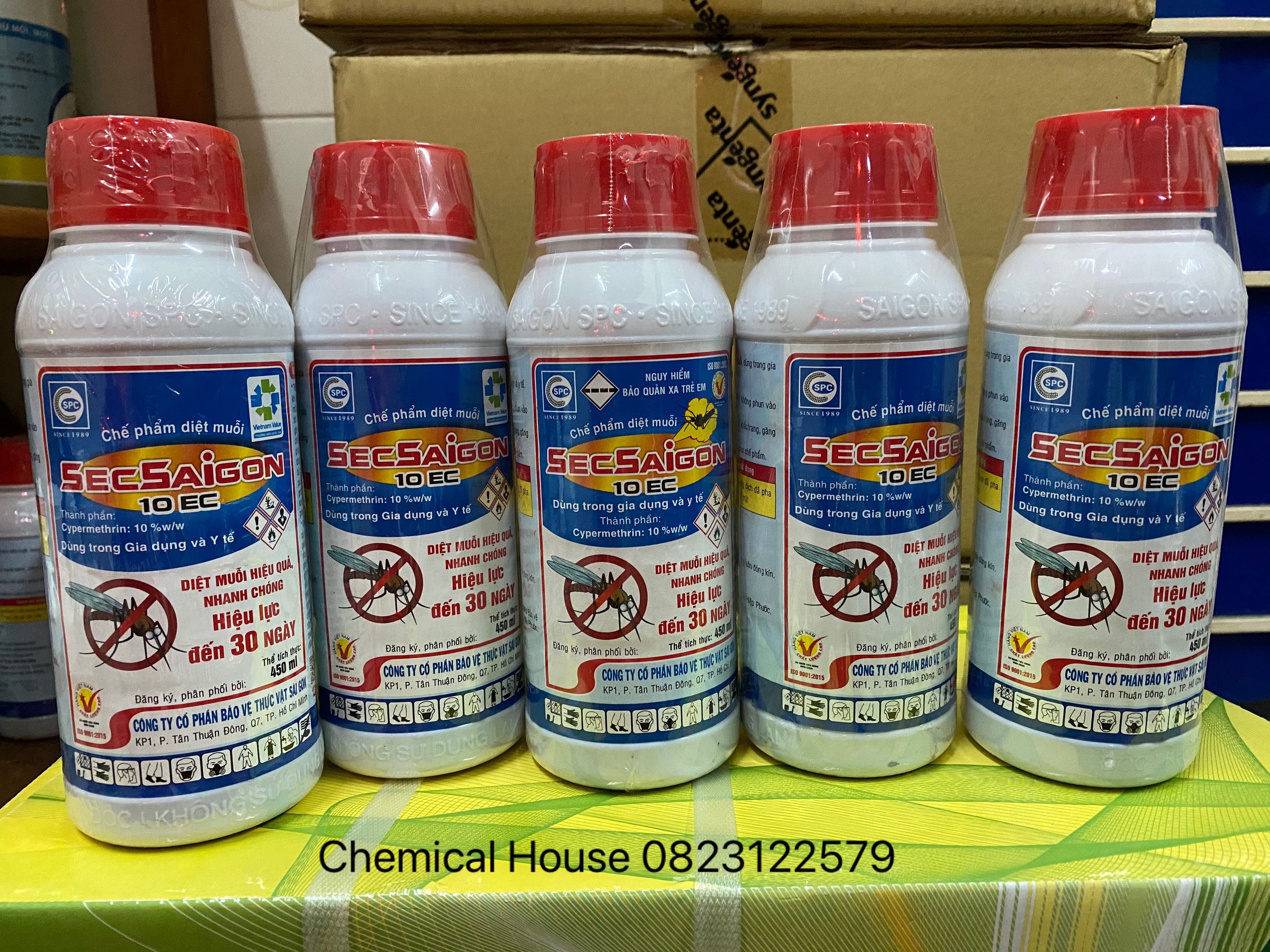 [HCM]THUỐC TRỪ MUỖI SECSAIGON 10EC 450ML hàng có sẵn