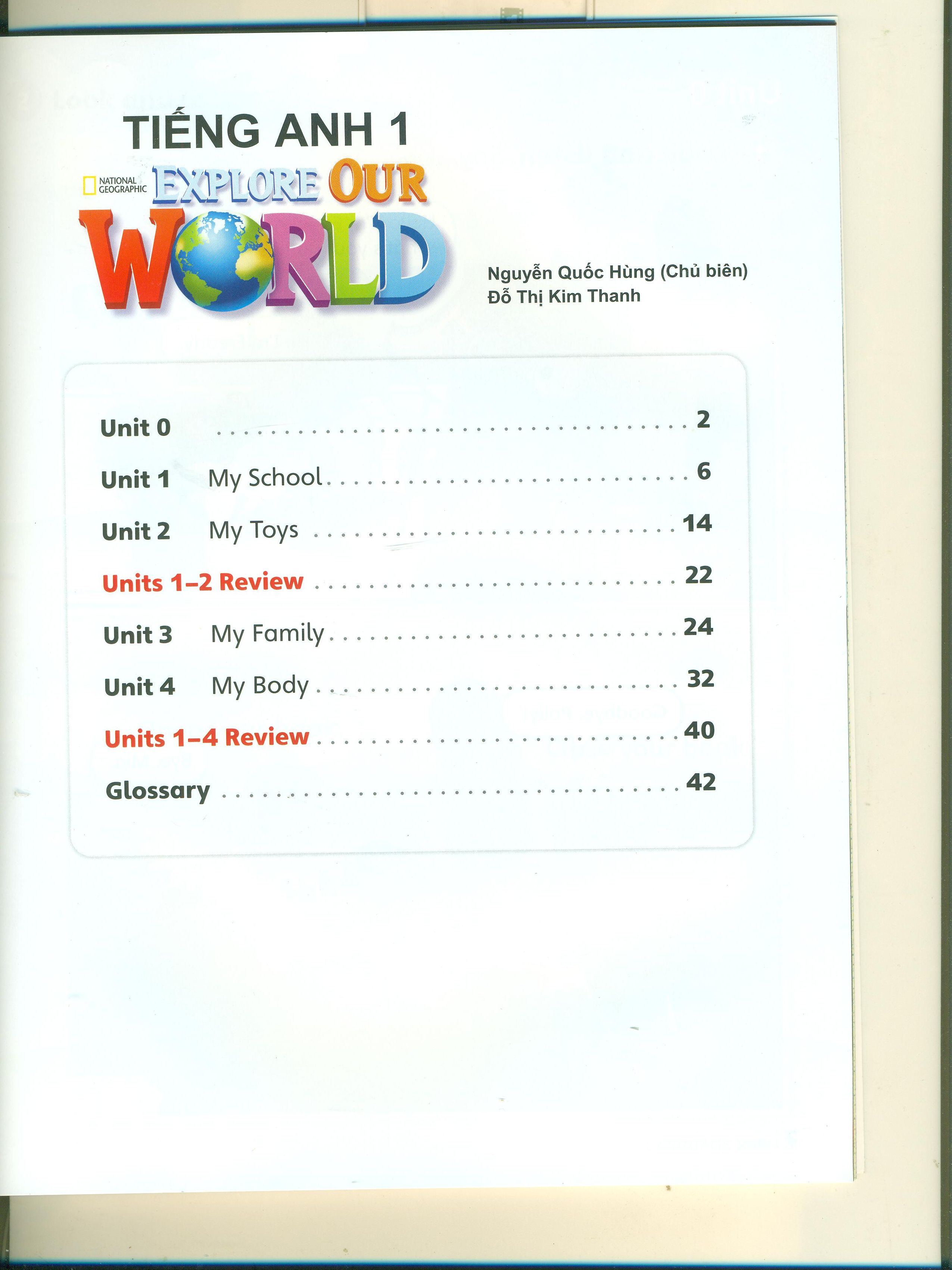 Sách Tiếng Anh 1 - Explore our world (bộ Cánh Diều)