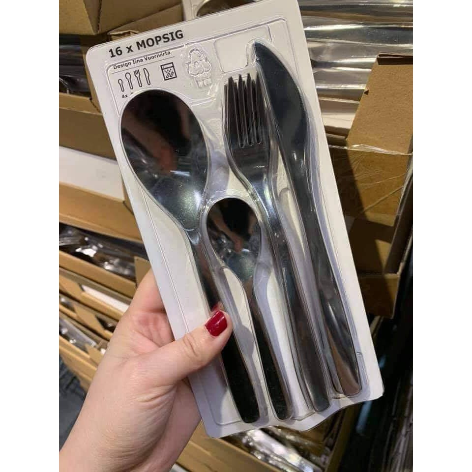 Bộ dao thìa dĩa 16 món Mopsig IKEA