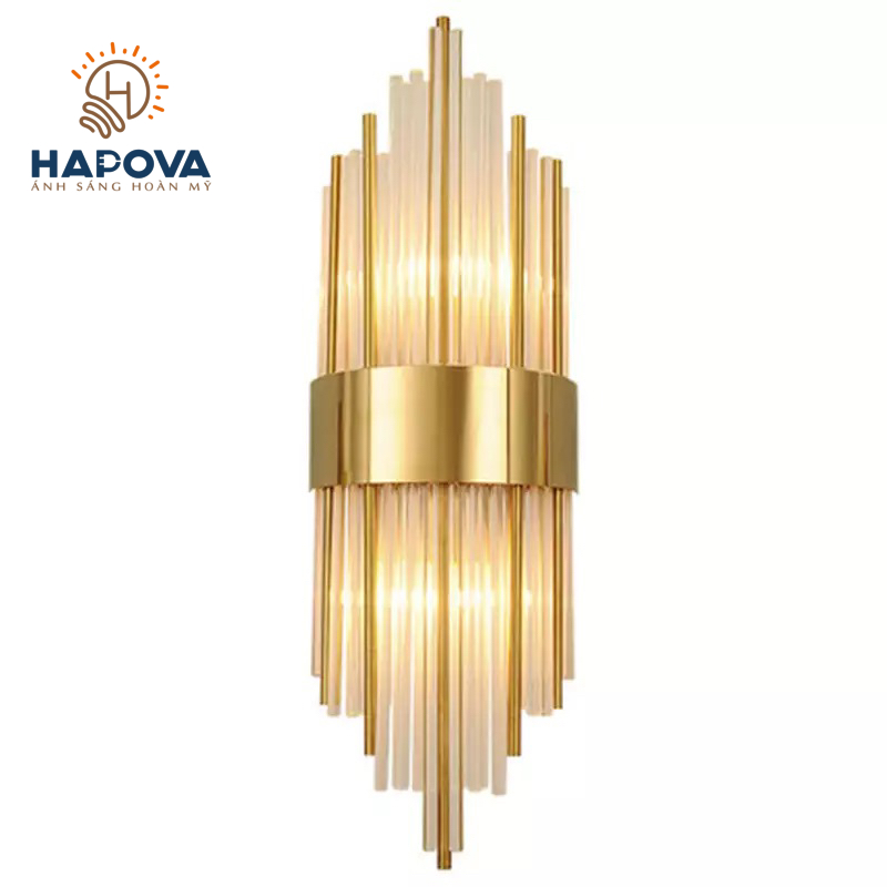 Đèn treo tường phòng ngủ pha lê cao cấp HAPOVA JOCES PH1A