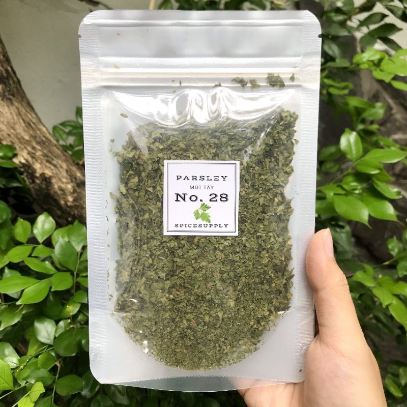 50G Parsley - Lá Mùi tây Ngò Tây sấy khô nhập khẩu món Âu