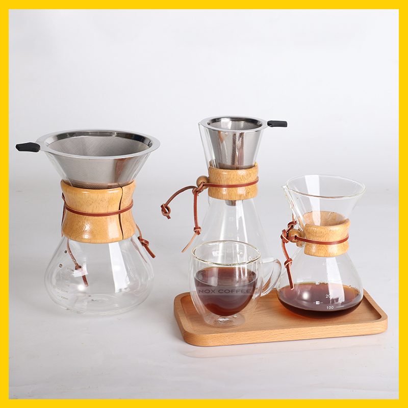 Bình pha cà phê Chemex | Có tặng kèm phễu inox