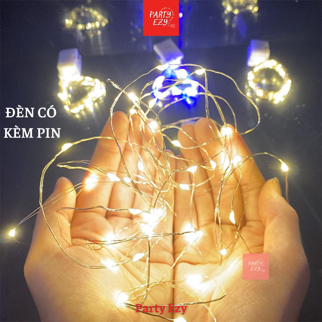 ĐÈN LED FAIRY LIGHT 1M, 2M-ĐÈN ĐOM ĐÓM TRANG TRÍ