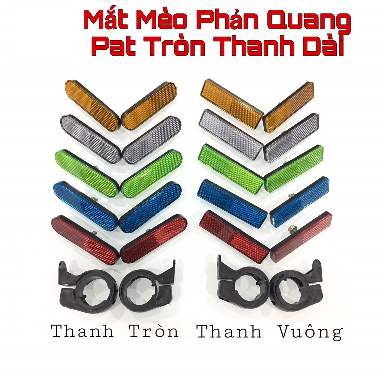 [HCM]MẮT MÈO PHẢN QUANG THANH DÀI GẮN PHUỘC