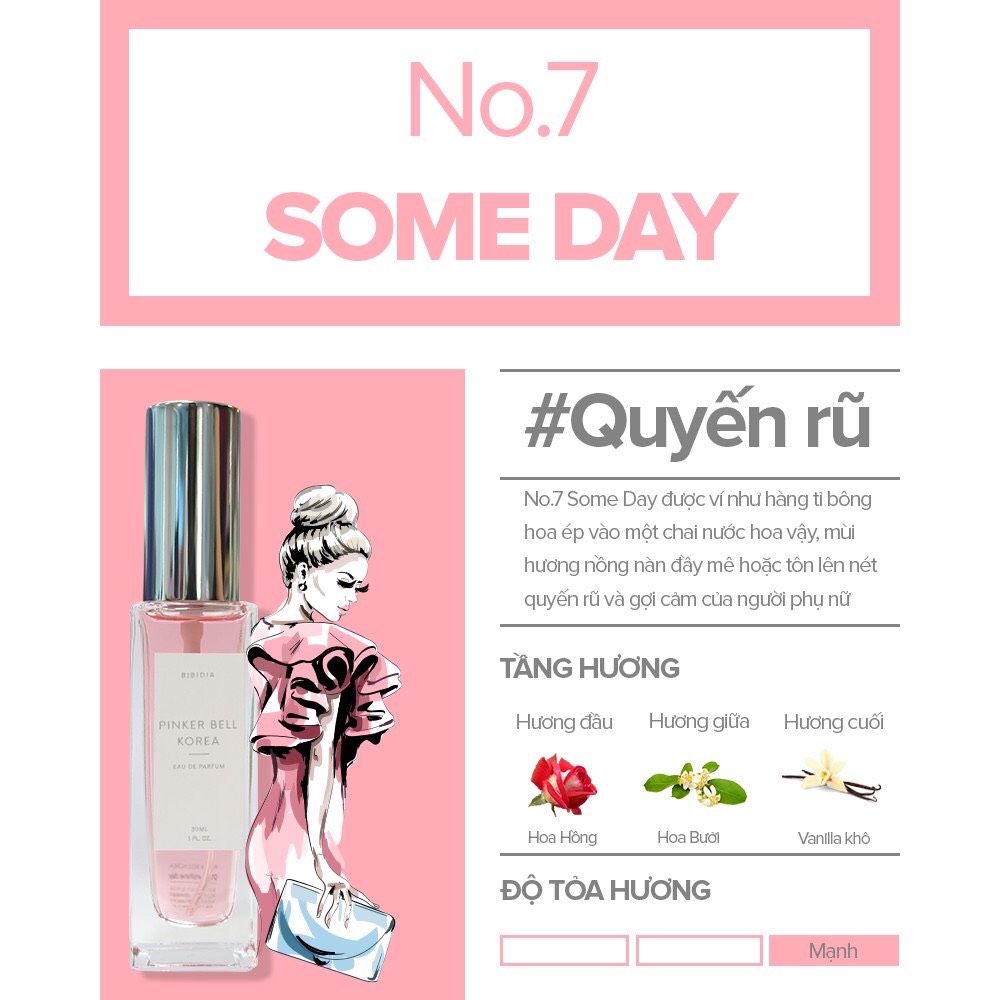 [HCM]Nước hoa Pinker Bell Perfume Holic - Eau De Parfume - 10ml