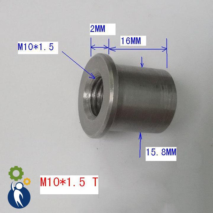 Đai ốc M10-1,5T Cho Tâm Máy Tiện