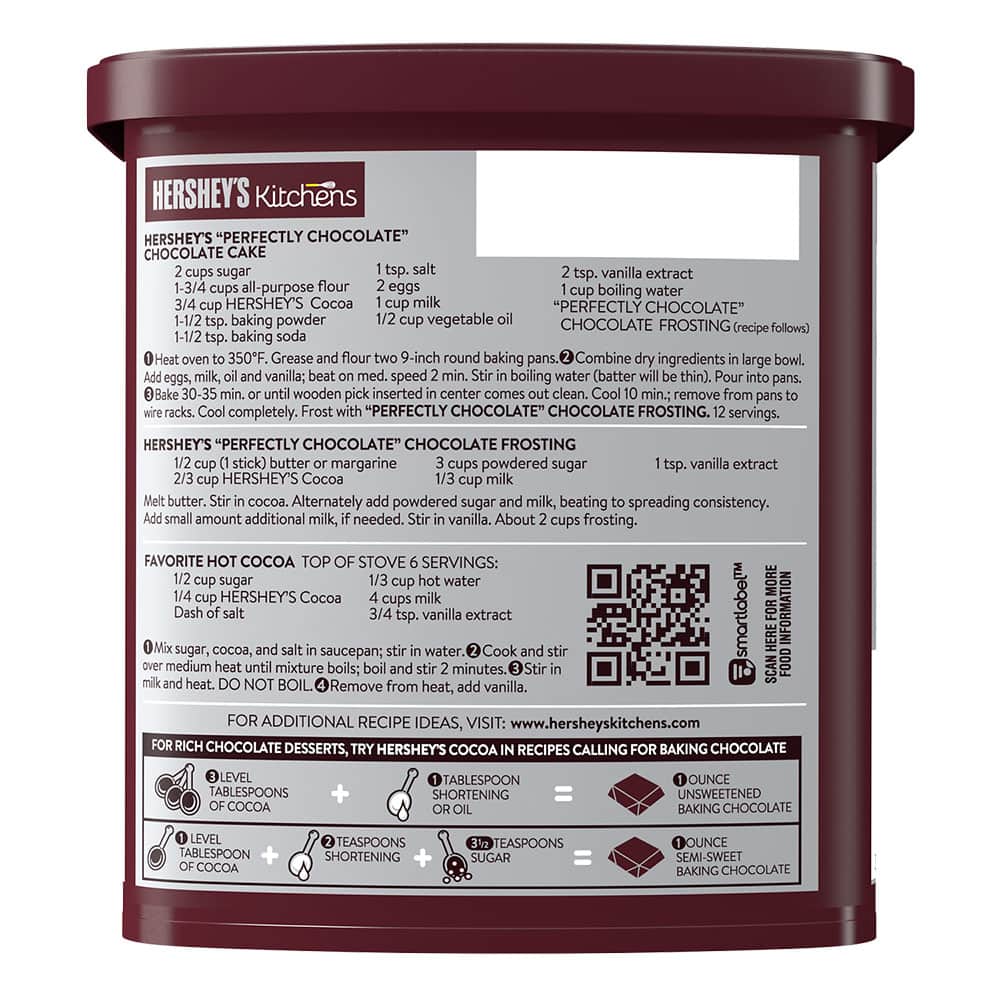 Bột cacao nguyên chất Hershey 226g