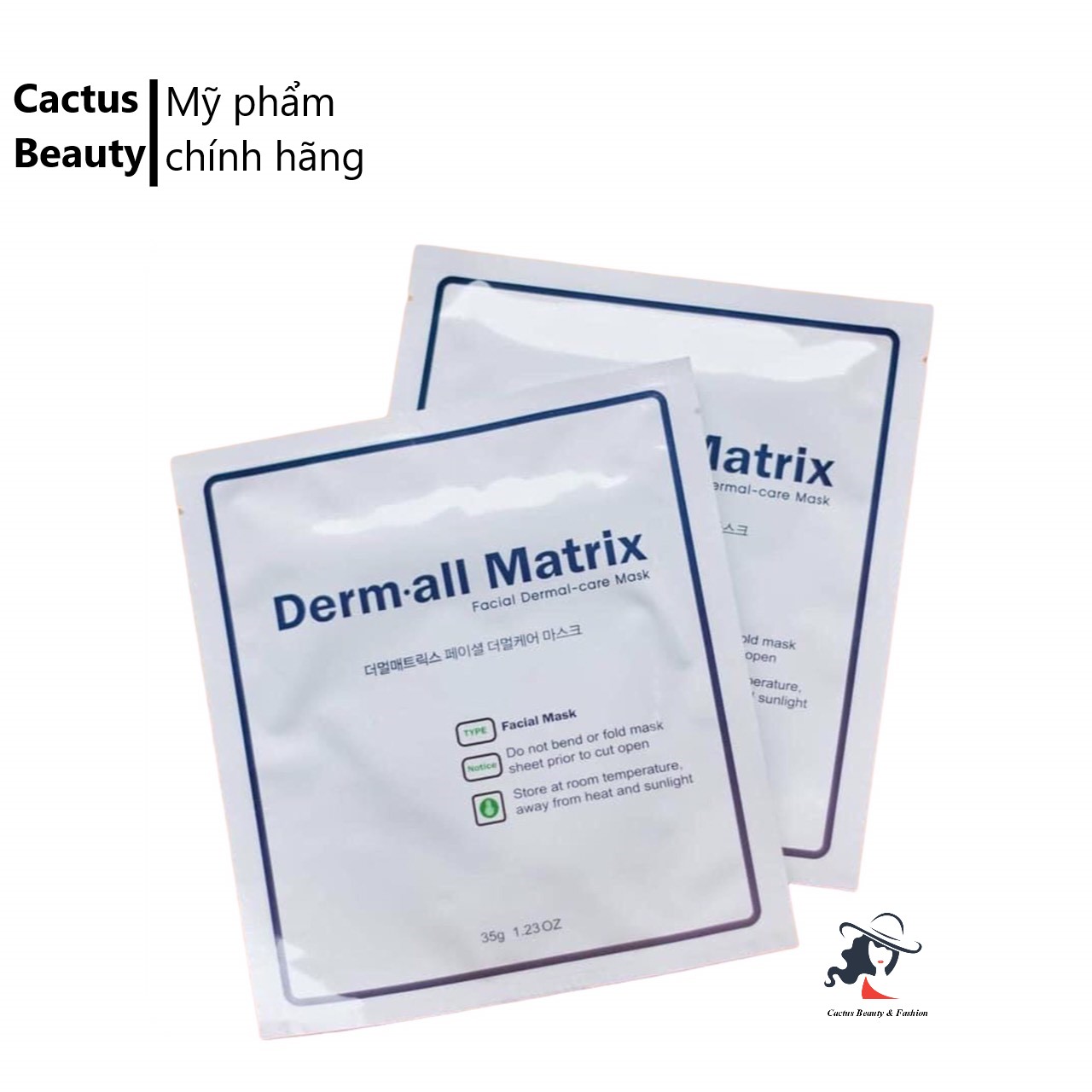 Mặt Nạ Thạch Derm All Matrix mẫu mới lẻ 1 miếng