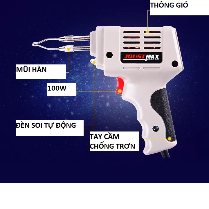 Mỏ hàn chì - mỏ hàn xung 100w