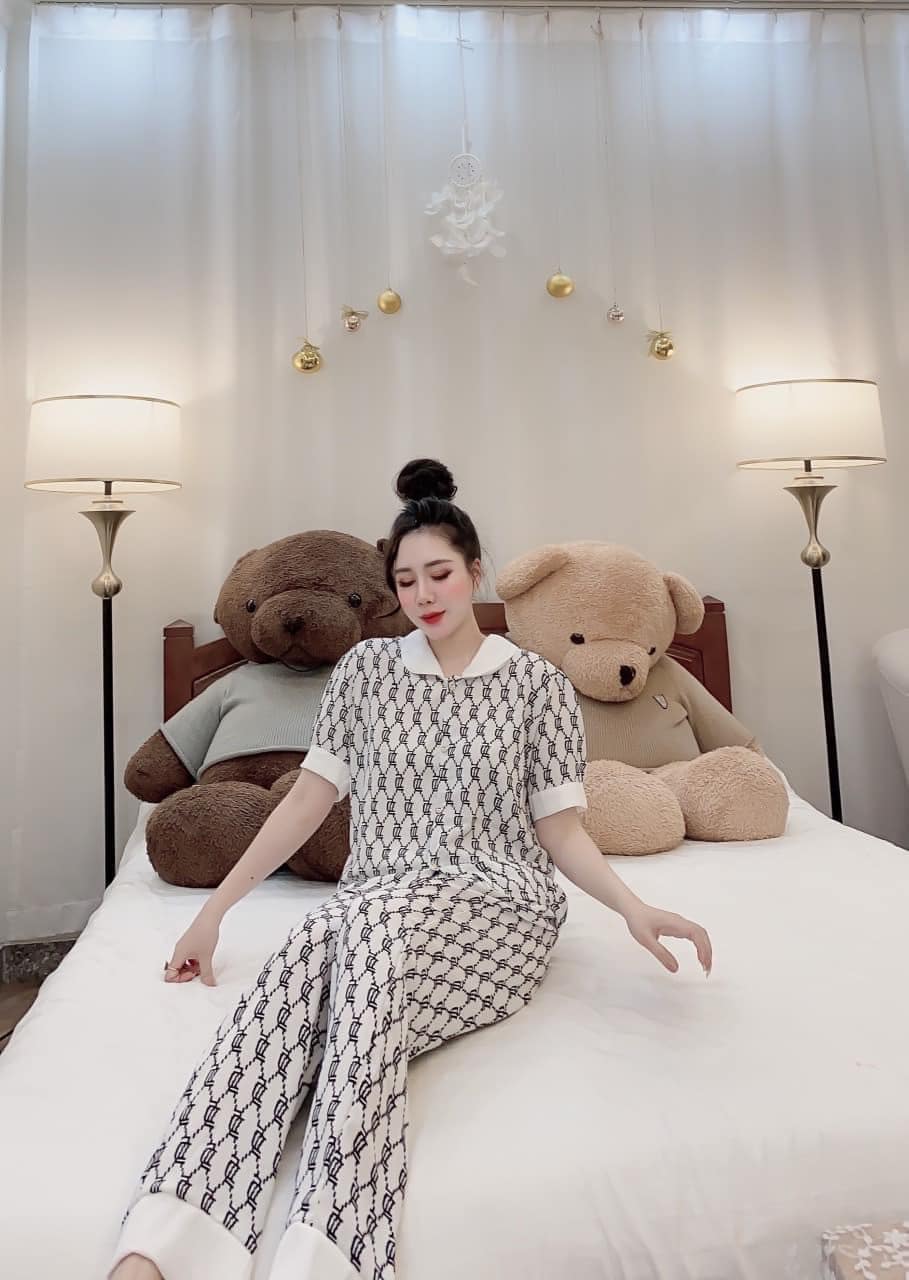 Đồ Bộ, Đồ Ngủ Nữ Pijama - Vải Lụa Mango Loại 1 Cao Cấp