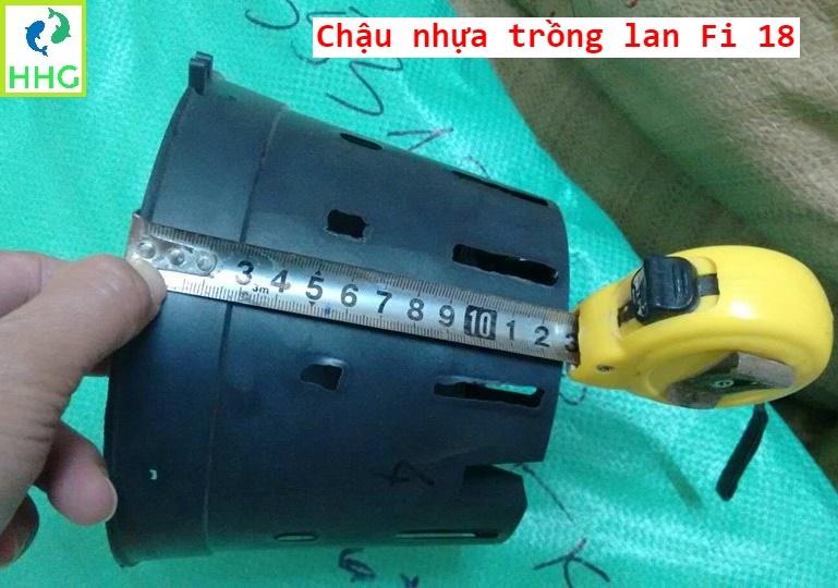 5 chậu nhựa trồng lan Fi 18 (đường kính 18cm)
