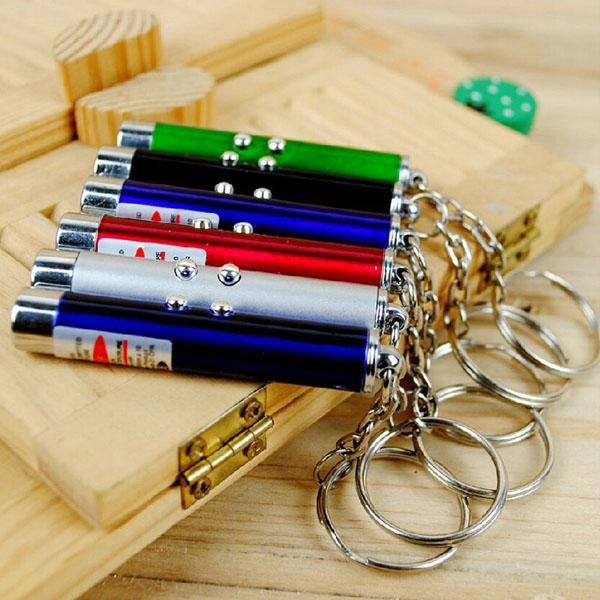 COMBO 5 CÁI Móc khoá có đèn ( laser , đèn pin , soi tiền giả )