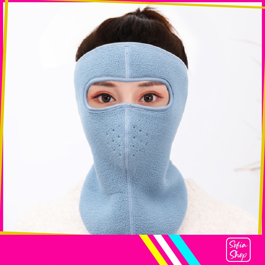 Khẩu Trang Ninja Nin Ja Nam Nữ Che Kín Mặt Có Mũ Chống Nắng Bụi Tia UV MUKK29 - Khau Trang Ninja Nin Ja Nam Nu Che Kin Mat Co Mu Chong Bui Nang Tia UV - ShopSofia