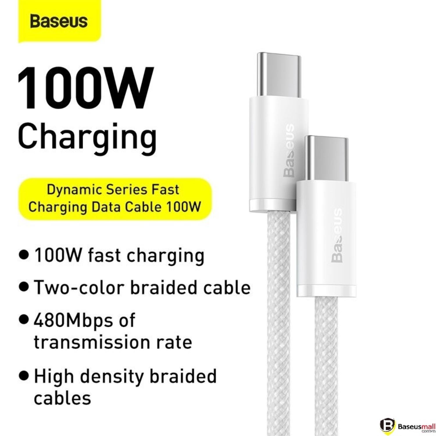 Cáp Sạc Siêu Nhanh Baseus Dynamic Series Fast Charging Data Cable Type-C to Type-C 100W