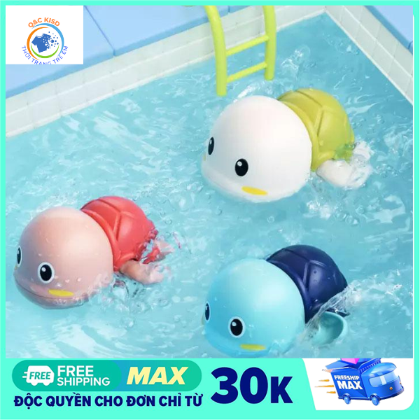 Rùa bơi vặn cót thả bồn tắm dễ thương cho bé