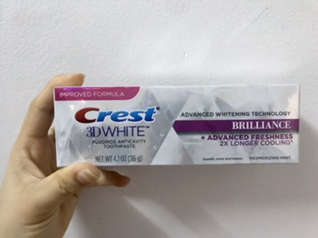 Kem Đánh Răng Crest 3D White 116GrCrest Hồng