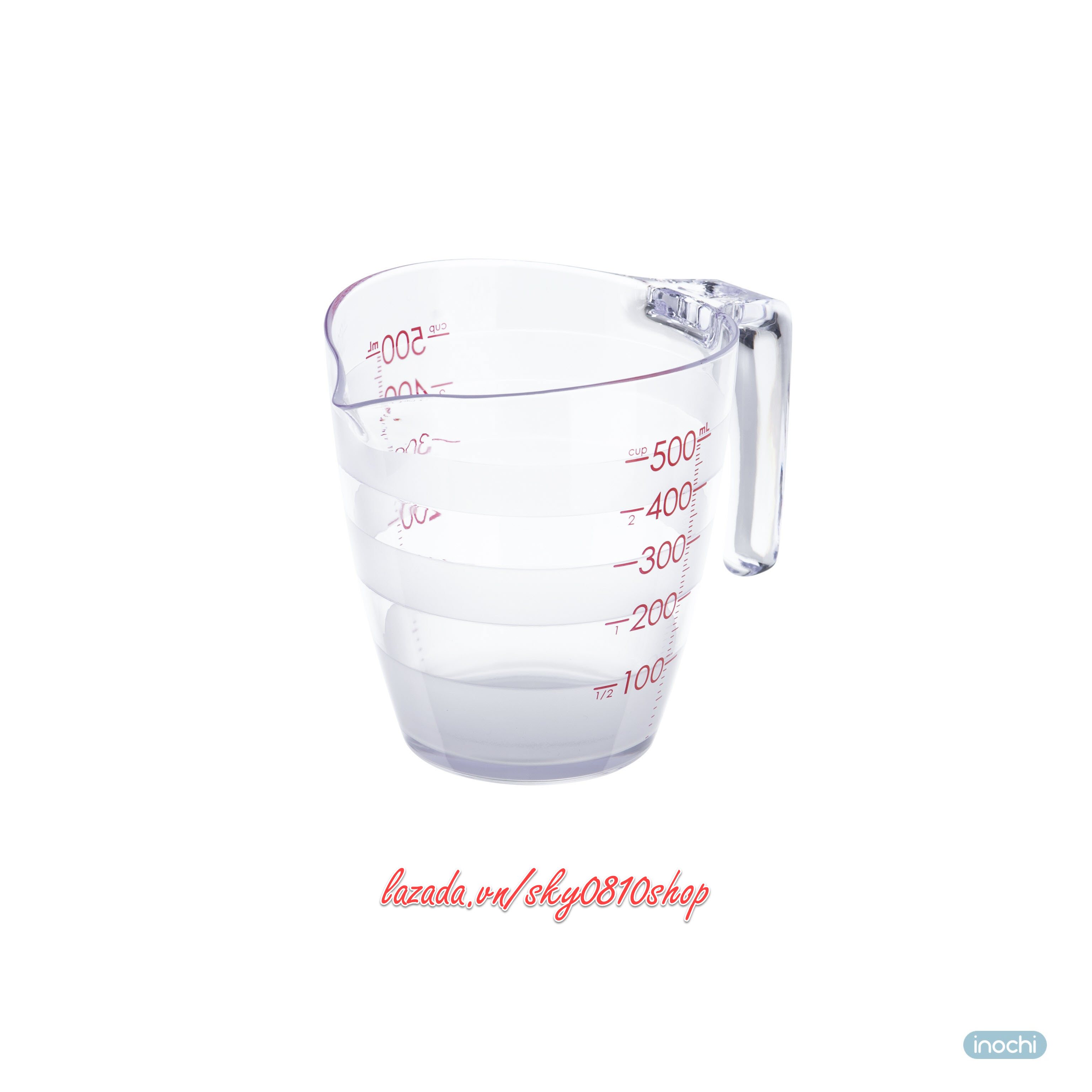 Cốc (ly) đong nước chia vạch Inochi - 200ml-500ml
