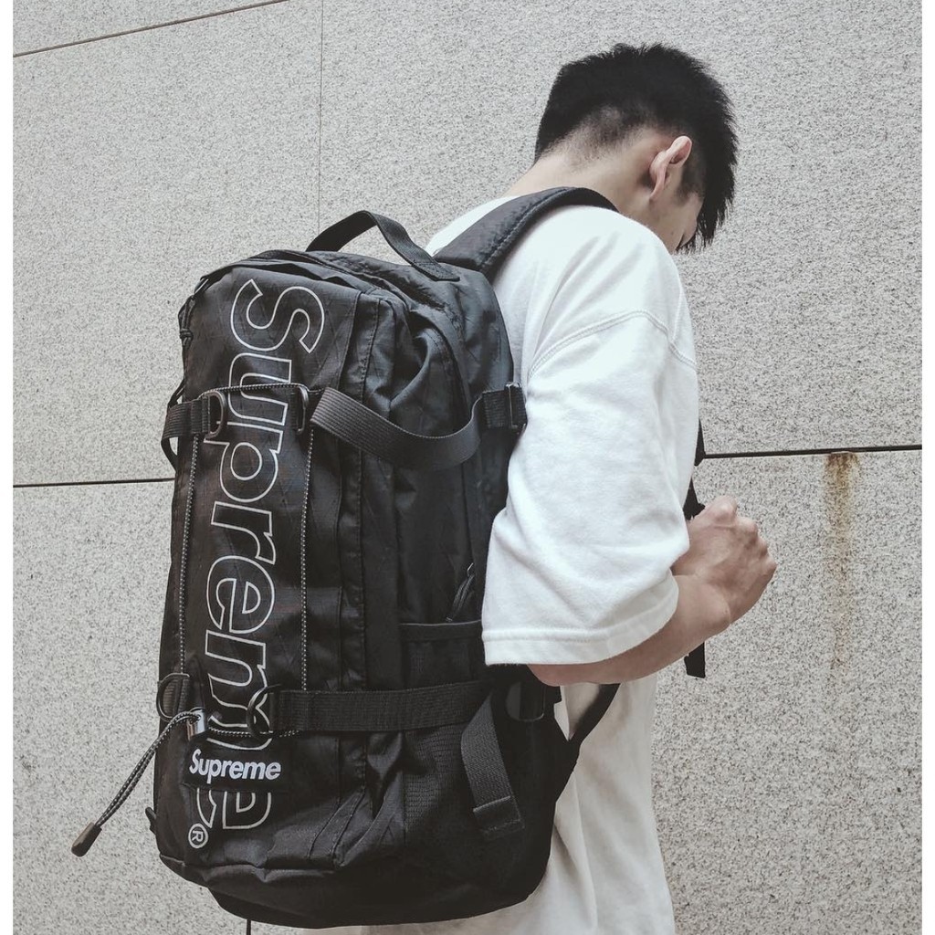 ■✔ ba lô nam nữ supreme 18fw backpack