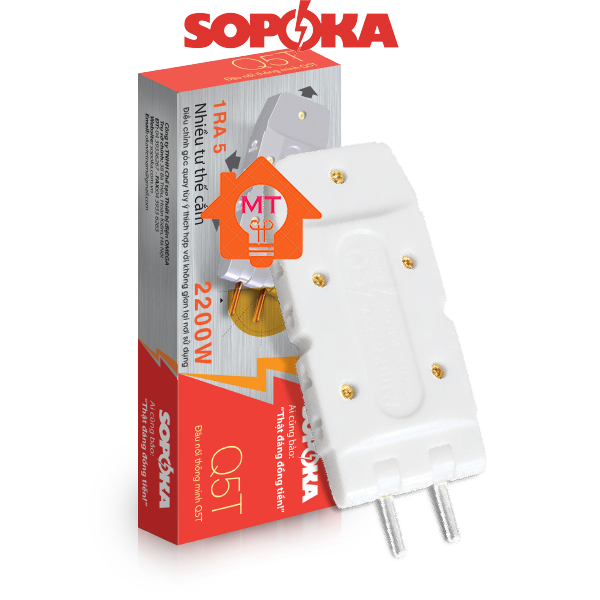 Ổ chia điện sopoka q3t-q5t chia 3 chia 5 đa năng siêu gọn, siêu tiết kiệm