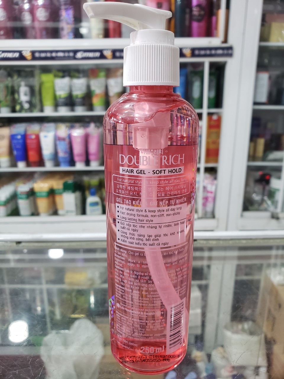 [HCM]Gel giữ nếp dưỡng tóc Double Rich 250ml