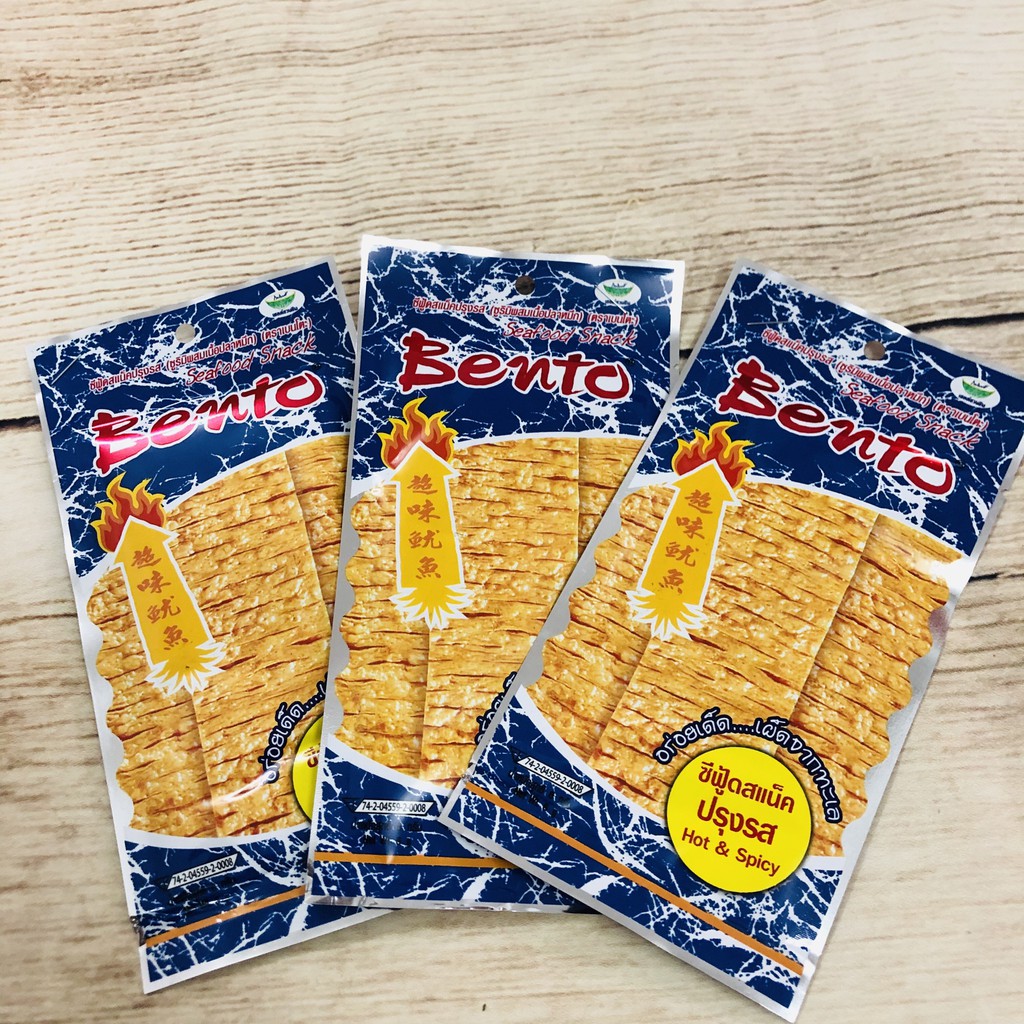 Mực Bento xanh Thái Lan dây 13 gói (không cay)