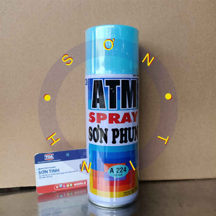 Sơn xịt ATM màu xanh da trời A224