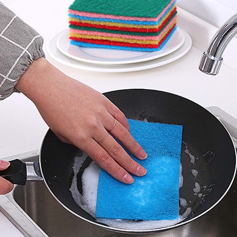 Combo 10 miếng bọt biển rửa chén - Cước rửa chén siêu sạch - Miếng cọ chén đĩa, chà nồi [GIÁ SỈ]