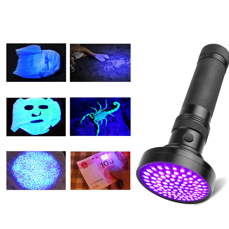 Đèn UV Chính Hãng 51/100 Đèn LED Đèn Pin Đèn Pin An Toàn Đèn Phát Hiện Tia Cực Tím (Ánh Sáng Tím)