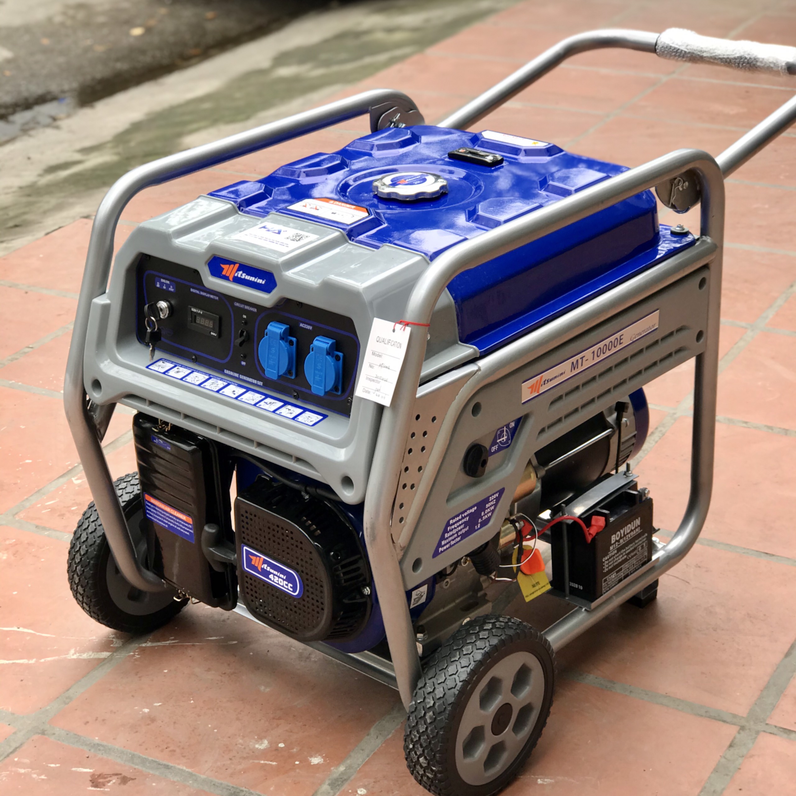 Máy Phát Điện Chạy Xăng 8Kw Mitsunini MT-10000E Đề