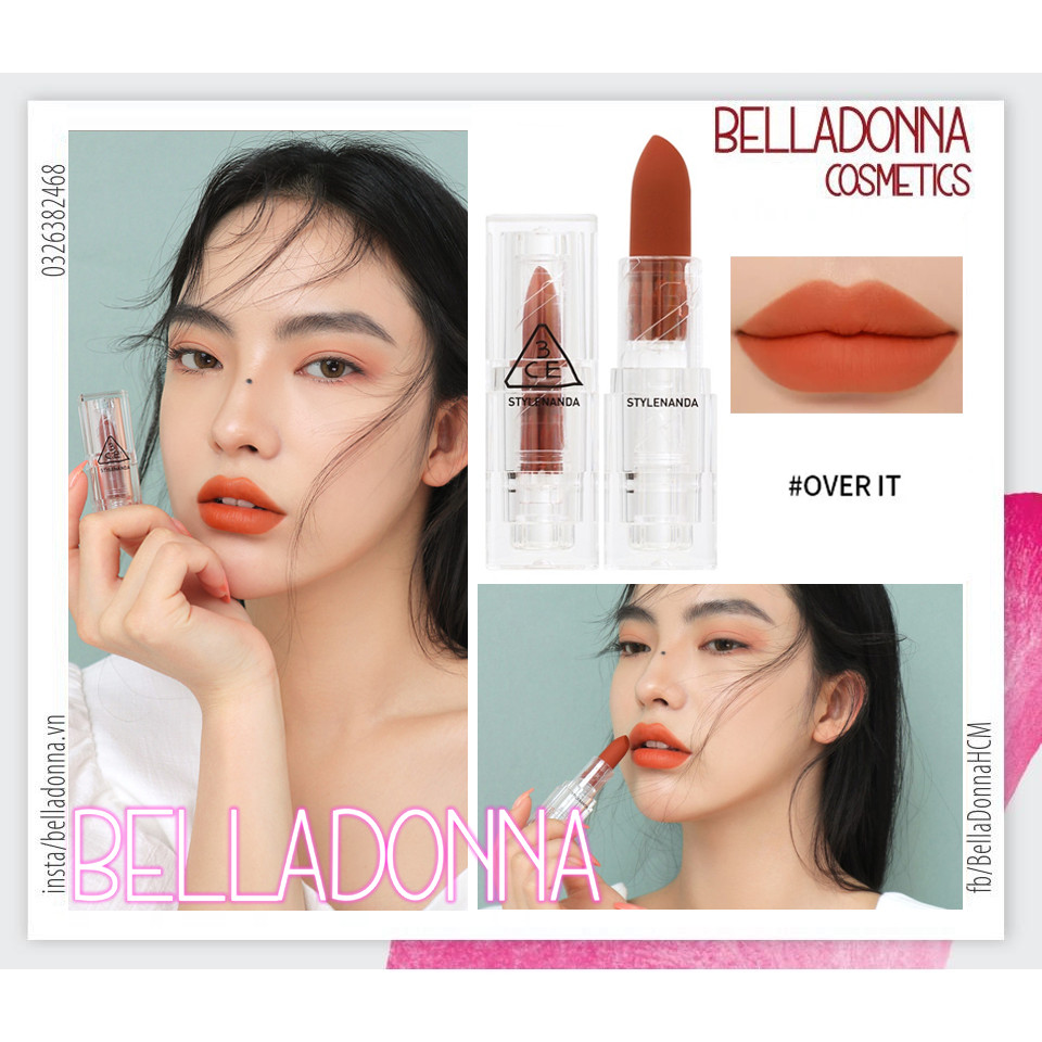 Son kem siêu lì 3CE Liquid Lip Color # Charmed