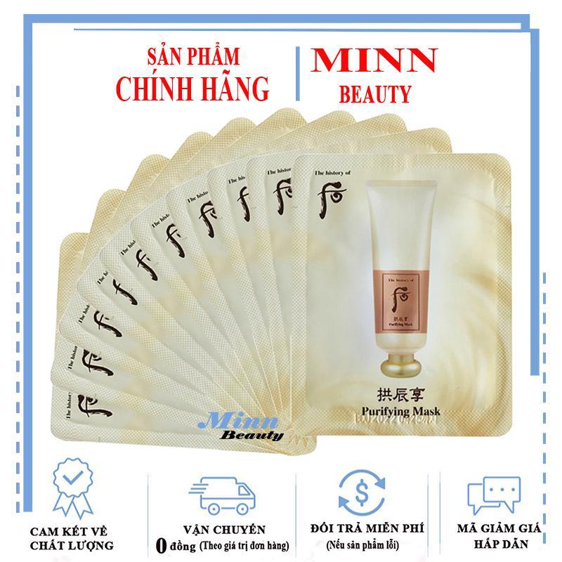 Combo 10 Mặt Nạ Tẩy Da Chết Thải Độc Và Làm Sáng Da Whoo Purifying Mask 3ml x 10
