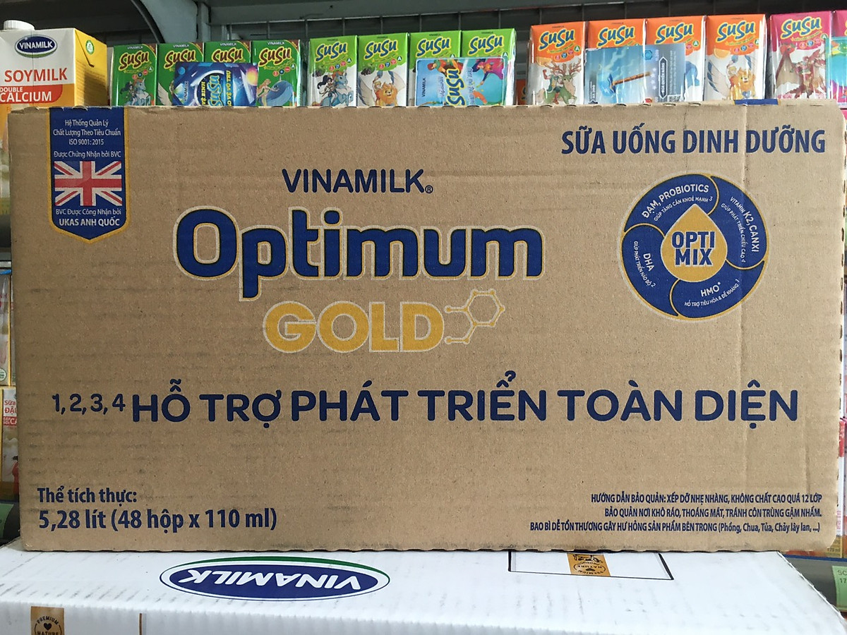 Combo 24 Hộp Sữa Bôt Pha Sẵn Optimum 110 ml