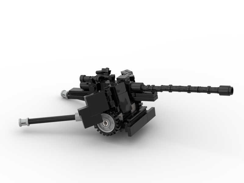 Đồ chơi lắp ráp Lego Moc Pháo Army Pak40-001