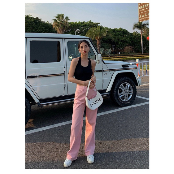 Áo crop cổ yếm trendy